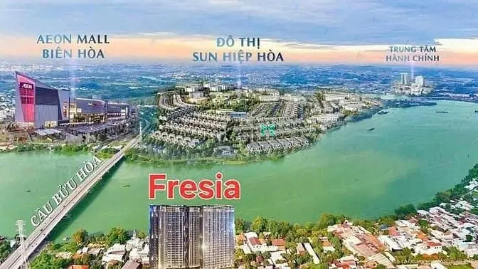 Nhận Đặt Chỗ Tháp River 2 Dự Án Fresia Riverside Biên Hòa Giá 1.9 Tỷ