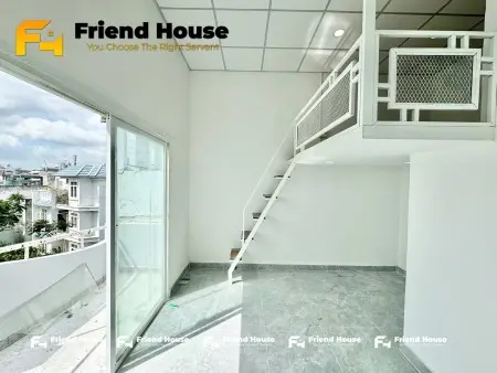 Phòng Mới 100% – Có Bancol + Khu Bếp Riêng – Ngay Chợ Hạnh Thông Tây