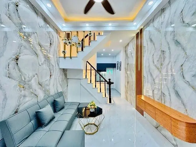 Khu Vip Gò Vấp Hẻm Xe Hơi Nhà Mới 3 Tầng