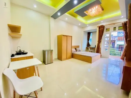 Trọ Bình Thạnh Gần Chợ Bà Chiểu Studio 36M2 Ban Công Thoáng Full Nội Thất Hòa Hoa Thám Bình Thạnh