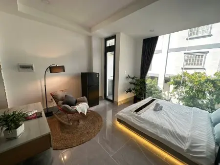 Studio View Kính – Full Nội Thất – Nguyễn Oanh – Có Thể Dọn Vào Ở Ngay