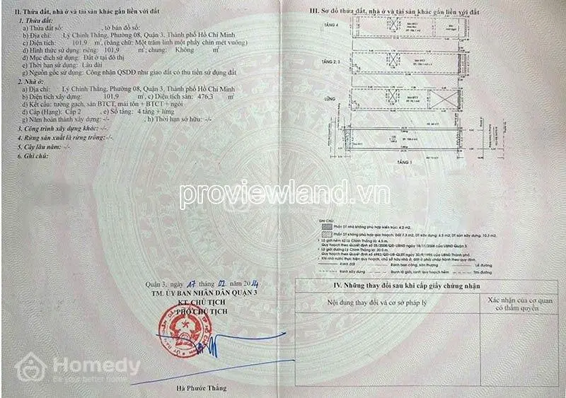 Bán Nhà Lý Chính Thắng Q3, Đang Vận Hành Khách Sạn, 101,9 M², 5 Lầu, Giá 37 Tỷ