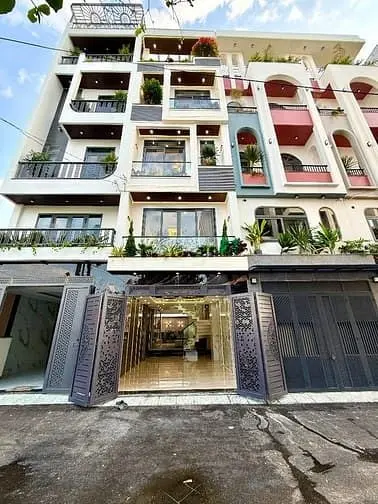 Nhà Đường Xe Hơi Thạnh Xuân 25, Dt:4X14M, Lửng, 3Lầu, 4Pn, Gara Xe