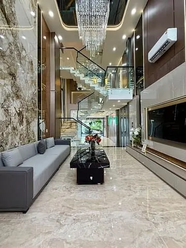 Nhà Đường Xe Hơi Thạnh Xuân 25, Dt:4X14M, Lửng, 3Lầu, 4Pn, Gara Xe