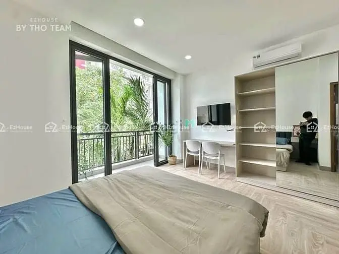 Cho Thuê Căn Studio Ban Công Full Nội Thất Gần Sân Bay Tân Sơn Nhất