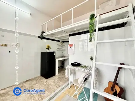 Cho Thuê Duplex Giá Sinh Viên Full Nội Thất Cơ Bản Gác Cao 1M8 Không Giới Hạn Người Ở Ngay Etown