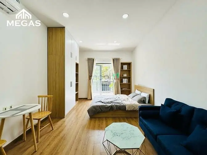 ✨Căn Hộ Rộng 40M2 + Ban Công + Full Nội Thất - Ngay Công Viên Làng Hoa