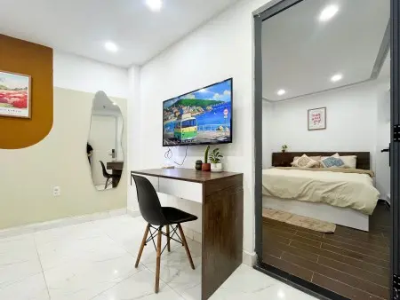 1 Phòng Ngủ Hiện Đại Full Nội Thất Ngay Vạn Kiếp