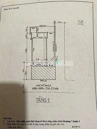 Bán Nhà Cũ Mặt Tiền Điện Biên Phủ, Q3, 237M2 Đất, Ngang Gần 10M