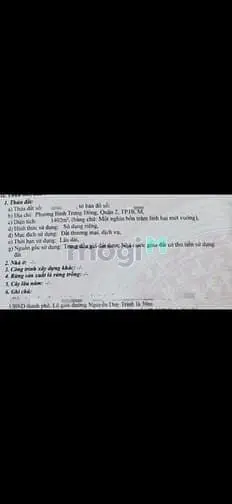 Chủ Gửi Bán Lô Đất Góc 3 Mặt Tiền Nguyễn Duy Trinh Quận 2 Ngang 45M