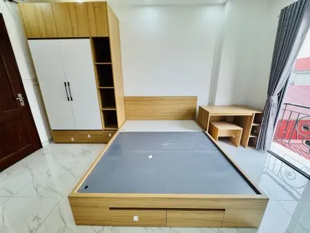 Phòng Mới Xây Cho Thuê Full Nội Thất - Thang Máy - Gần Đại Học Công Nghiệp Hà Nội