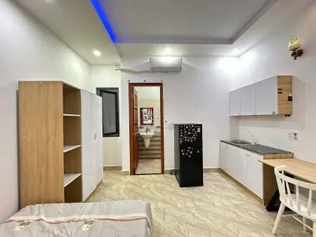 Phòng Studio 25M2 Mới 100% Full Nội Thất Ngay Sân Bay