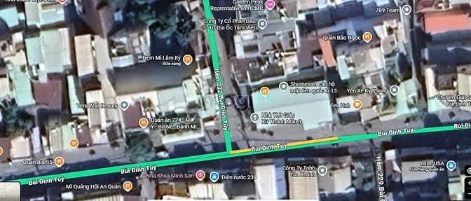 Bán Nhà Mặt Tiền Bình Thạnh - Hẻm 222 Bùi Đình Túy, P.12- Dt: 95M