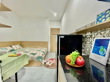 Phòng Trọ Cho Thuê 30M2 Ban Công, Máy Giặt Riêng Full Nội Thất Gần Đh Ngoại Thương, Hutech, Gtvt