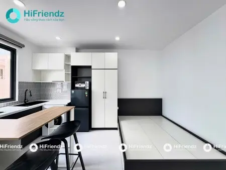 Cho Thuê Căn Hộ Mini Studio Ban Công Full Nội Thất | Đường Hoàng Hoa Thám, Tân Bình - Gần K300 Etown