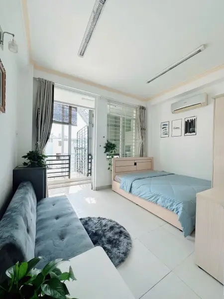 Phòng Trọ Full Nội Thất 35M2 Bình Thạnh - Có Ban Công, Gần Chợ Bà Chiểu, Cầu Bông Đường Lê Văn Duyệt