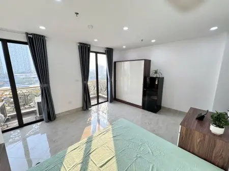 Cho Thuê Ccmn/Studio Đầy Đủ Nội Thất, Mặt Đường Lĩnh Nam (Hn)
