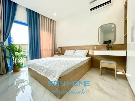 Cho Thuê Căn Hộ 1 Phòng Ngủ Có Cửa Sổ Rộng – Trà Khúc, Tân Bình – Sát Công Viên Hoàng Văn Thụ
