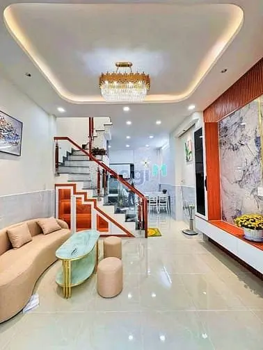 Nhà Sổ Hồng Riêng 3 Tầng 4Pn Bùi Minh Trực Q8 60M2