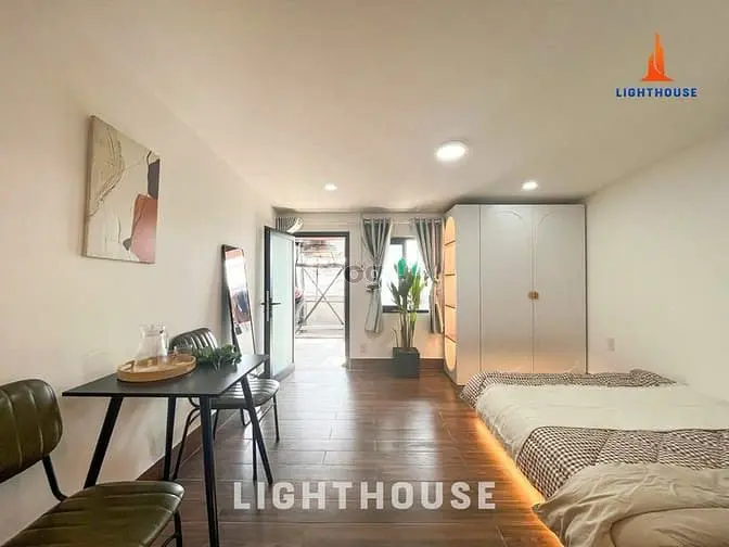 Căn Hộ Full Nội Thất - Ban Công - Mới Xây New Ngay Lê Đức Thọ