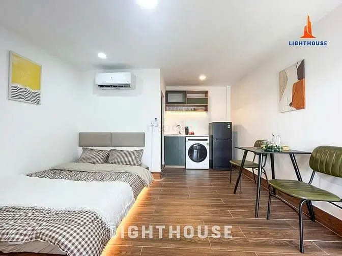 Căn Hộ Full Nội Thất - Ban Công - Mới Xây New Ngay Lê Đức Thọ