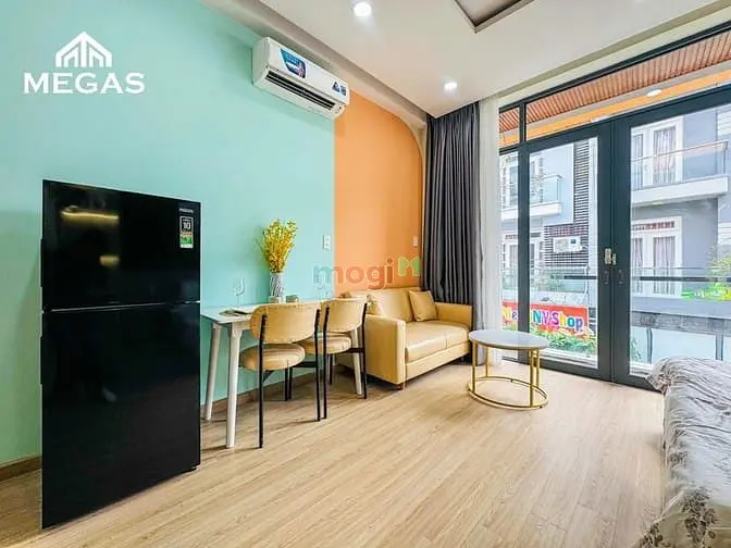 Căn Hộ Studio - Full Nội Thất - Ban Công - Mới Xây Ngay Quang Trung