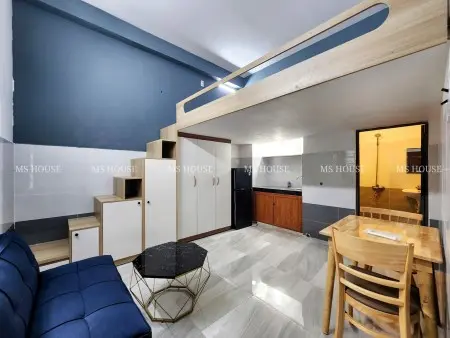 Cho Thuê Căn Hộ 30M2 Có Gác Cao Cấp Ngay Khu Etown, Tân Bình