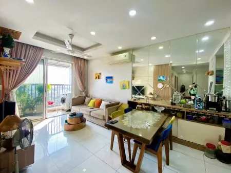 Chung Cư Ruby, Nguyễn Sỹ Sách, Tb: 95M2, 2P Ngủ, Nt Mới, 10,5Tr