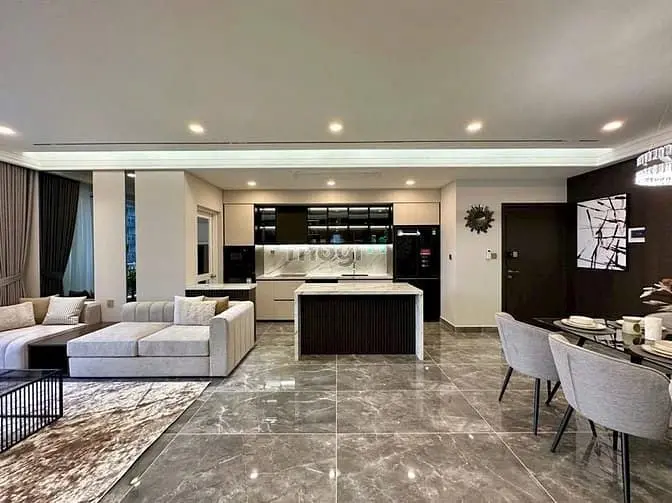 Cho Thuê Ch Cao Cấp Pmh Q7, 3 Phòng Ngủ, 3Wc, Giá 50 Triệu/Tháng