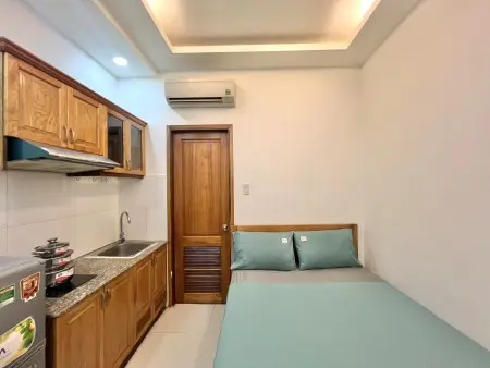 Phòng 25M2 Full Tiện Nghi Nguyễn Trãi Gần Cống Quỳnh