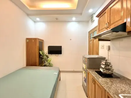 Phòng 25M2 Full Tiện Nghi Nguyễn Trãi Gần Cống Quỳnh