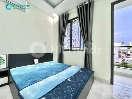 Phòng Giá Rẻ - Ban Công - Full Nội Thất Mới Xây Ngay Mặt Đường Trường Chinh - Cvpm Quang Trung