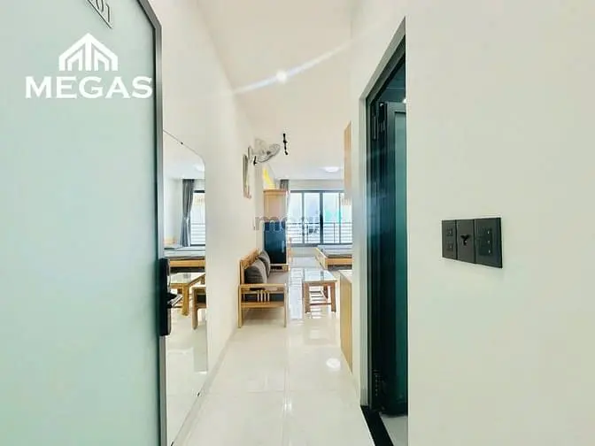 Căn Hộ Studio - Full Nội Thất - Mới Xây Ngay Công Viên Làng Hoa