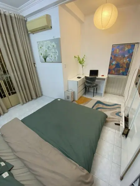 1Pn Tách Bếp- Bancol Lớn- Full Nội Thất Chuẩn Ks 3 Sao- Ngay Đh Sài Gòn Vs Bùi Viện Vs Nowzone