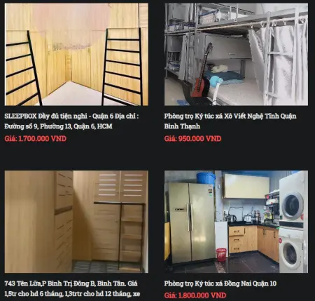 Phòng Trọ – Ký Túc Xá Cao Cấp Giá Rẻ Chỉ Từ 950K/Tháng – Full Tiện Nghi, Giờ Giấc Tự Do