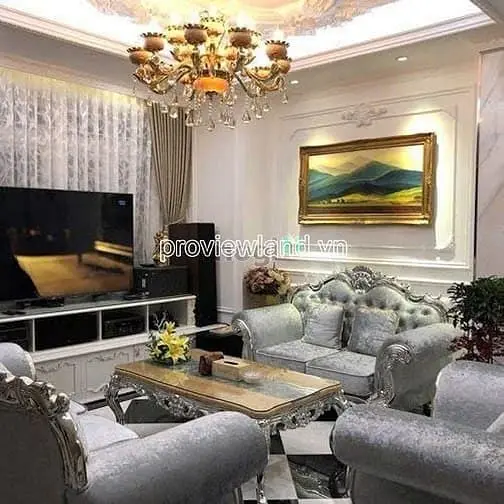 Bán Biệt Thự Thạnh Mỹ Lợi, Khu Compound, Dt 276 M², Hâm + 3 Tầng