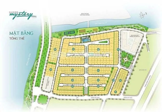 Bán Đất Saigon Mystery Villas , 19X18M, Mặt Tiền Thoáng, Khu Compound