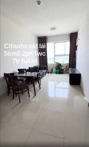 Pass Căn Hộ Citisoho Q2 56M2 - 2Pn 1Wc - 7Tr