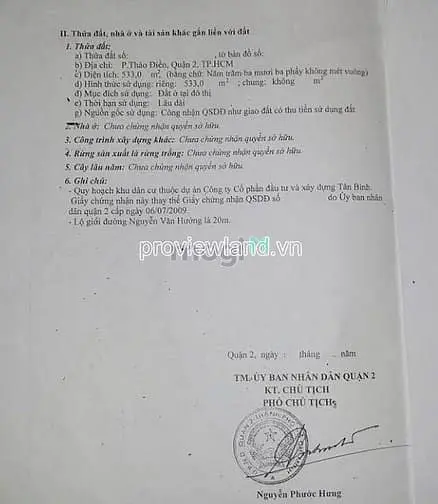 Bán Biệt Thự Thảo Điền, Mặt Tiền Nguyễn Văn Hưởng, 533M2, Hầm 4 Tầng