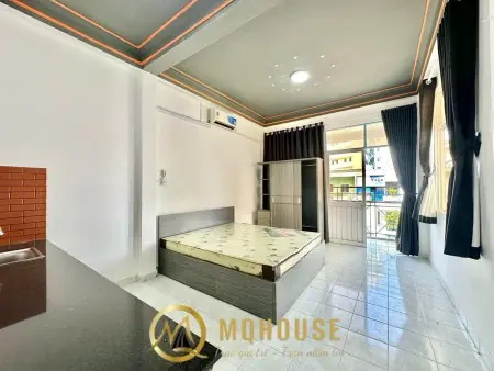 Cho Thuê Phòng Bancony Ngay Cv 23 Tháng 9, Chợ Thái Bình, Trường Đh Hoa Sen, Văn Lang Q1