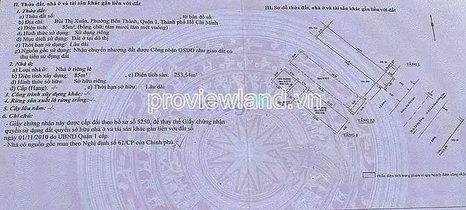 Bán Nhà Mặt Tiền Bùi Thị Xuân, Q1, 8X22M Đất, 4 Tầng, Giá Bán 165 Tỷ