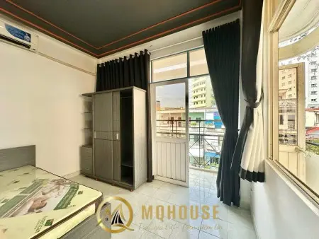 Cho Thuê Phòng Bancony Ngay Cv 23 Tháng 9, Chợ Thái Bình, Trường Đh Hoa Sen, Văn Lang Q1