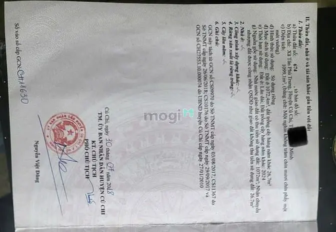 1100M2 Full Thổ Cư, Ngay Đường Nguyễn Thị Lắng, Tân Phú Trung, Củ Chi