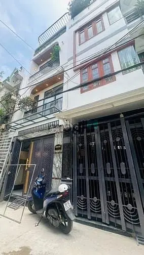 Nhà Mới Phan Huy Ích Quận Tân Bình, Hẽm Xe Hơi, 40M2, 4 Tầng Btct