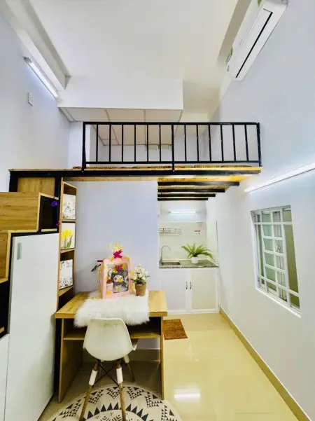 Phòng Trọ Có Gác Full Nội Thất - Mới Tinh - Gần Etown Cộng Hoà