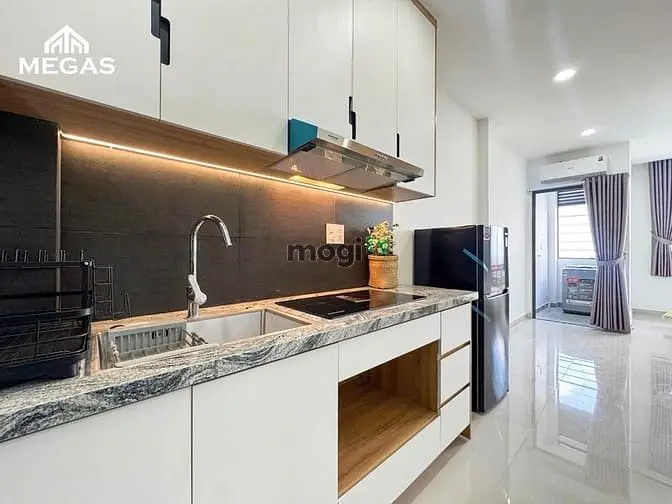 Căn Hộ 1 Phòng Ngủ Mới _ Full Nội Thất, Ban Công _ Trường Chinh Q12