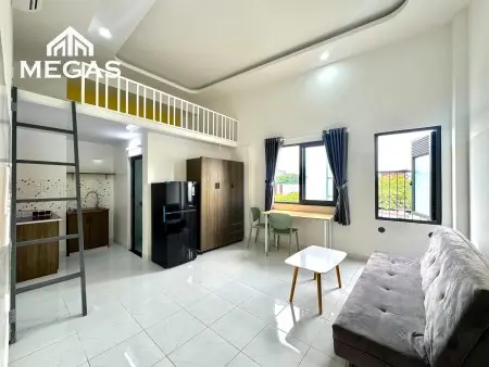 Phòng Có Gác, Đầy Đủ Nội Thất. Ngay Cvpm Quang Trung - Vào Ở Ngay