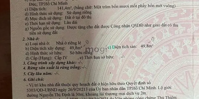 Bán Nhà Mặt Tiền Nguyễn Thị Định Quận 2 Gần Chợ - Cạnh Siêu Thị Lớn
