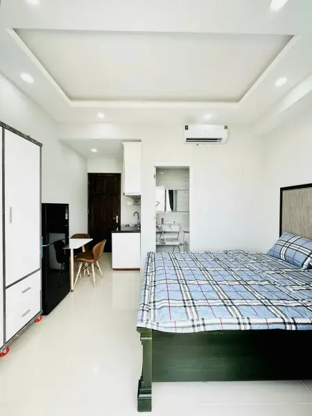 Trọ Bình Thạnh Gần Ngã Tư Hàng Xanh, Q3, Q1. Studio 36M2 Full Nội Thất Ban Công Lớn - Bạch Đằng