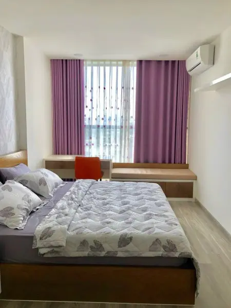 Chung Cư Carillon 5, Căn Góc, 2P Ngủ, Nội Thất Đủ, Giá 12Tr/Th